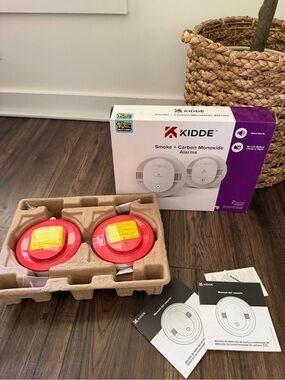 Kidde 30CUD10-V Smoke & Carbon Monoxide Alarm 10-Year Battery 2-Pack NEW